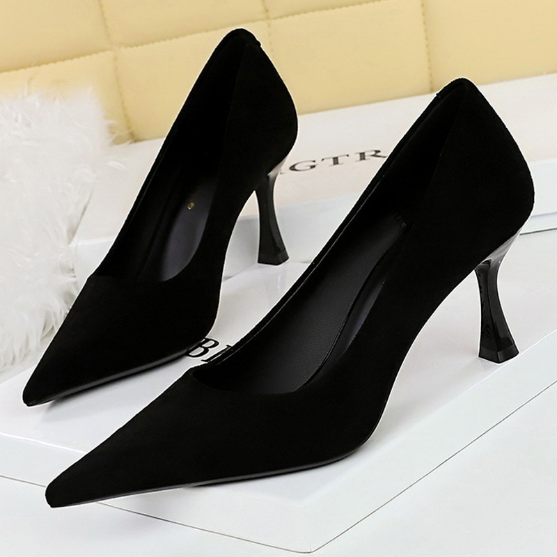 Shoe Tree - BIGTREE sepatu kulit wanita hitam, sepatu