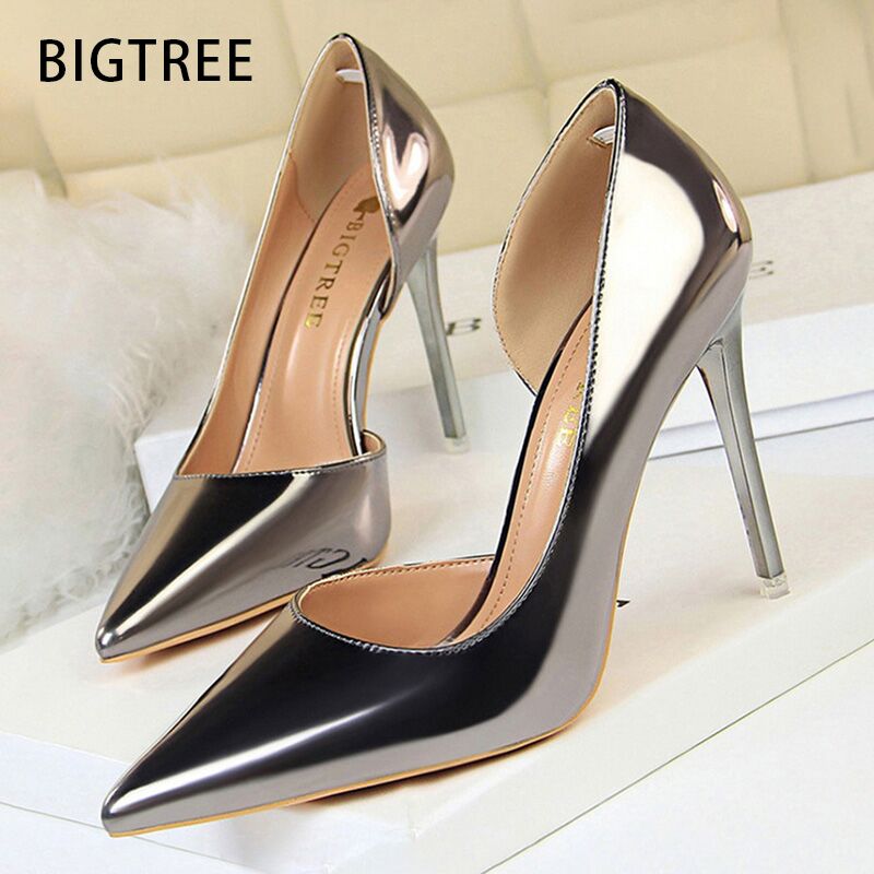 Sepatu BIGTREE Wanita Seksi Pu - Shoe Tree ulasan dan harga