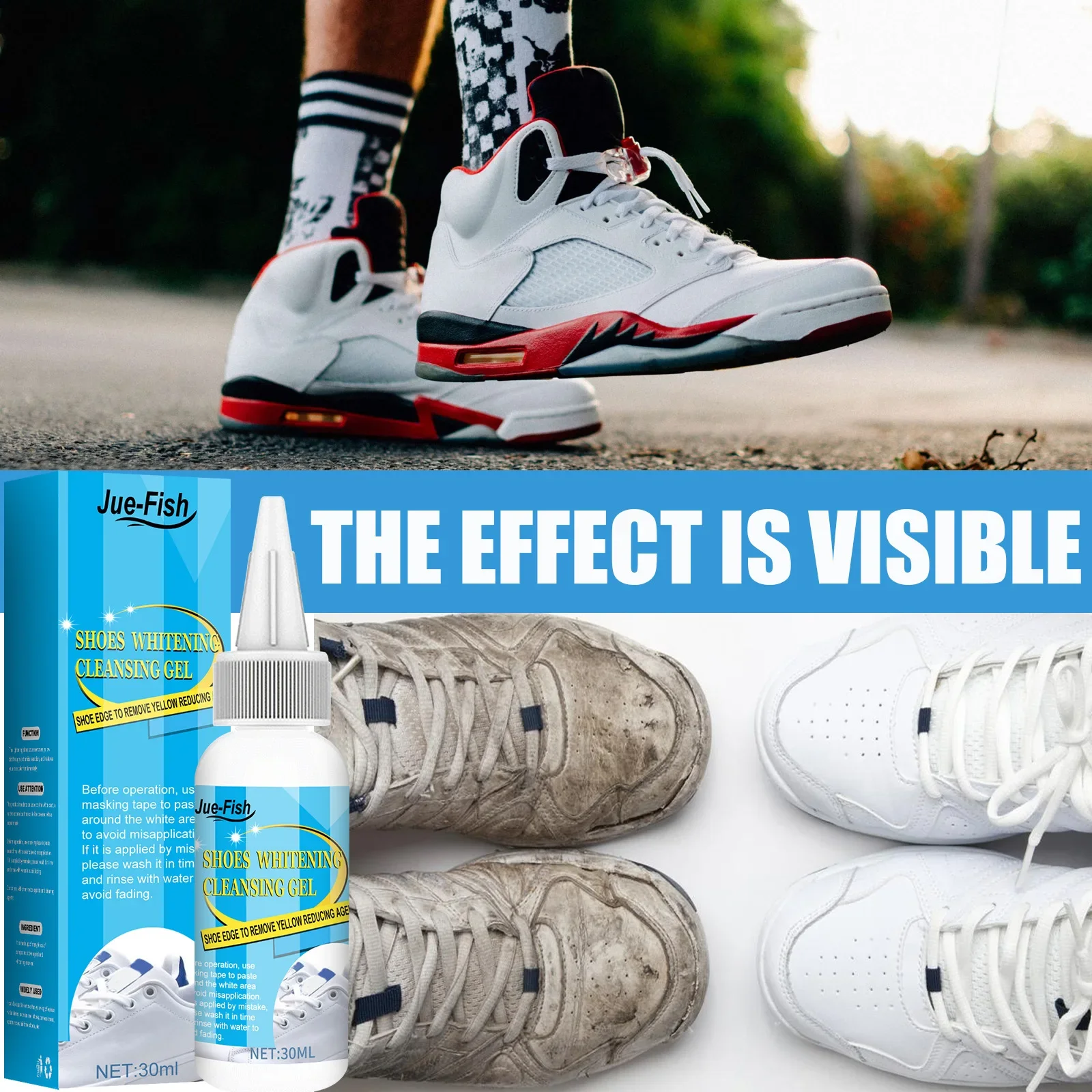 Putih sepatu Gel pembersih nod - Sneaker Cleaner ulasan dan harga