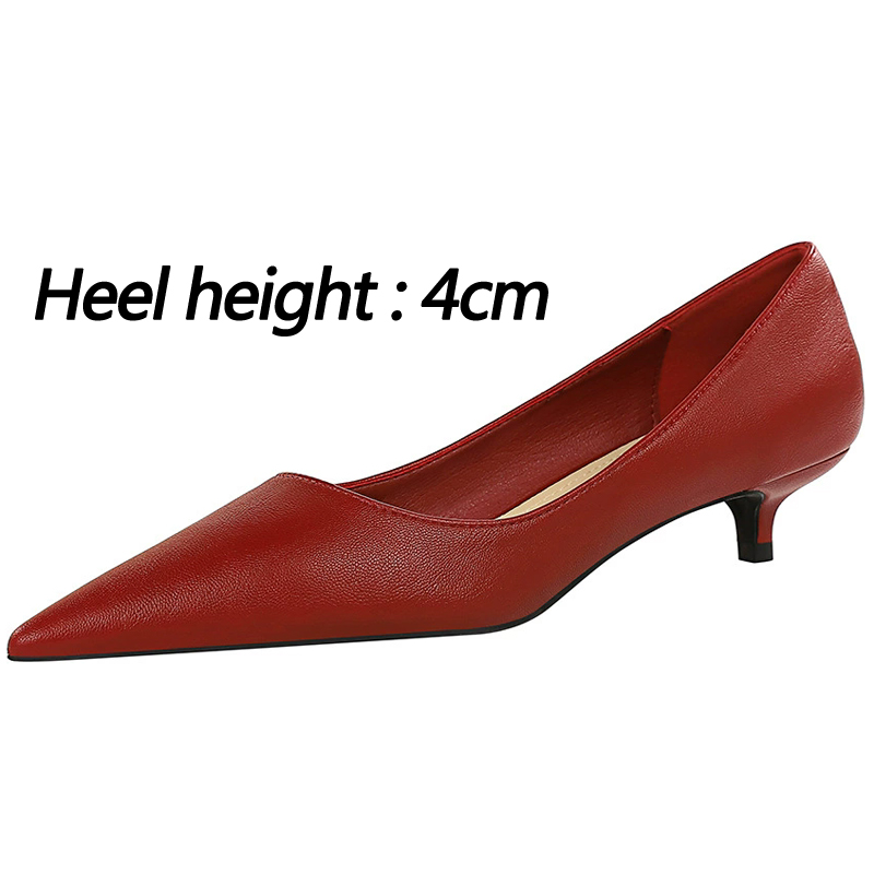 Sepatu Hak Sedang Runcing 4 Cm - Shoe Tree ulasan dan harga
